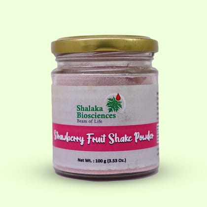 Shalaka Biosciences Strawberry Fruit Shake Powder 100 gm