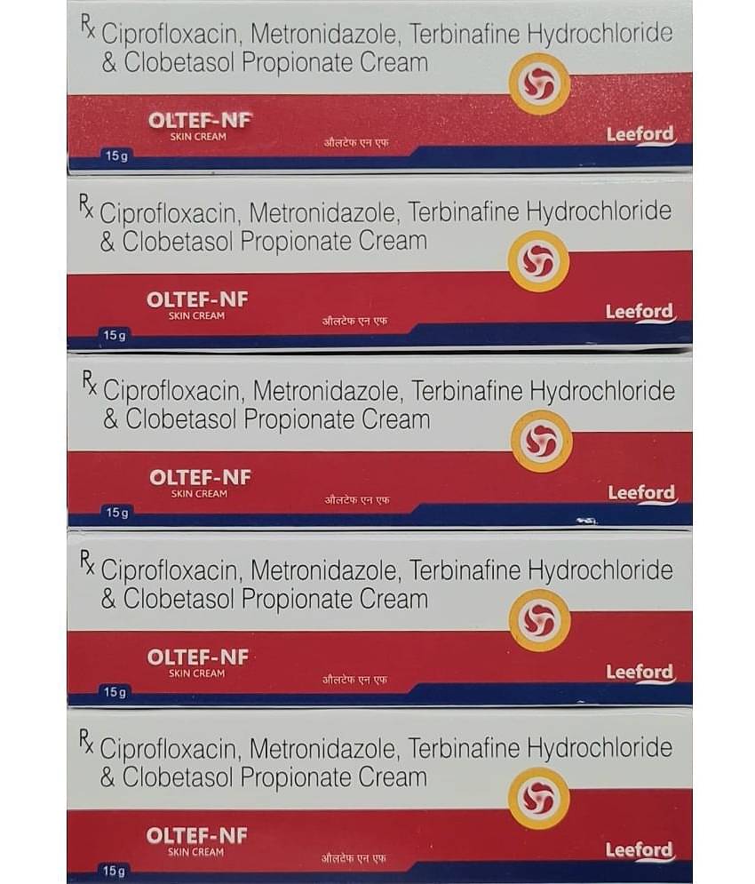 OLTEF NF SKIN BURN CREAM 15 GM ( PACK OF 5) 2 Pack Of 5