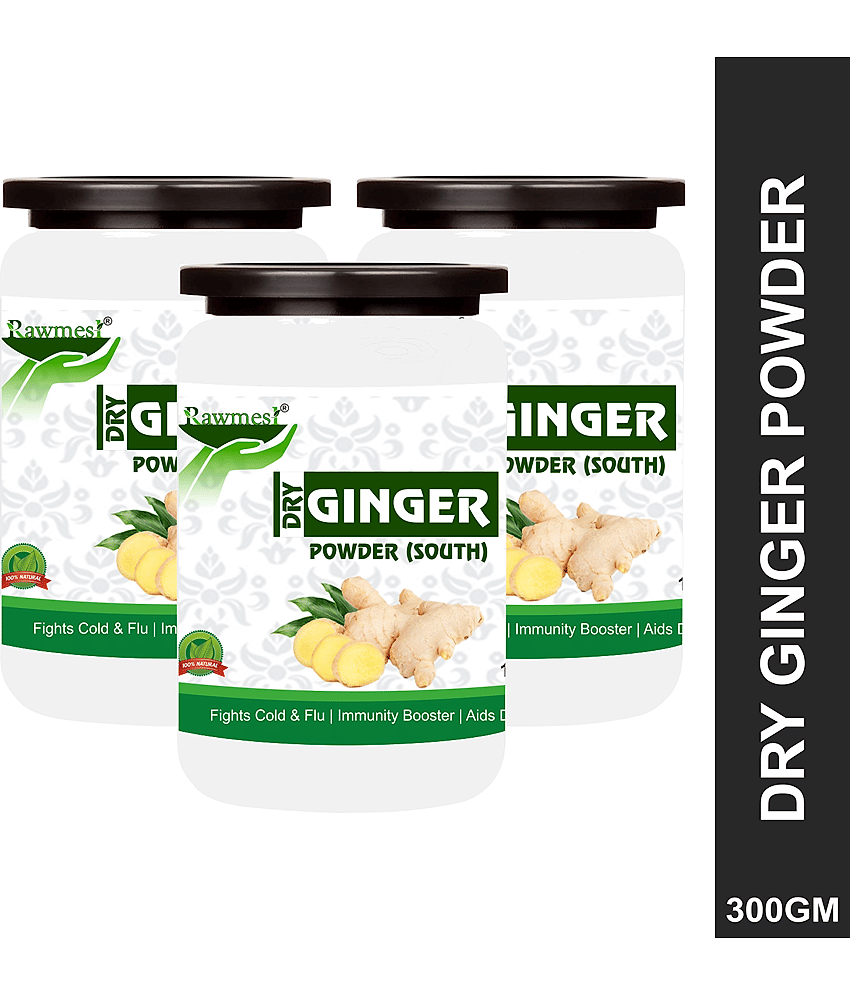Rawmest Dry Ginger / Akrak Churan/ Saunth/ Allam Powder 300 Gm Pack of 3