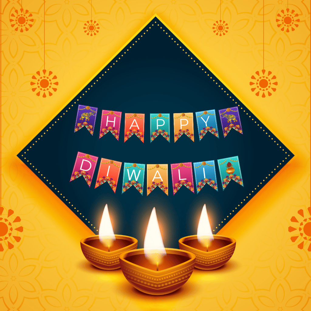 Happy Diwali Traditional Banner - Party and Festive Needs | Buy online on ZillyBuy