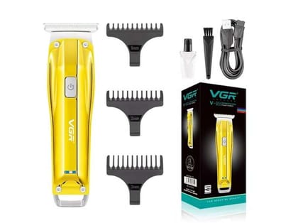 VGR V-955 with Turbo Mode Trimmer 100 min Runtime 3 Length Settings (Gold)