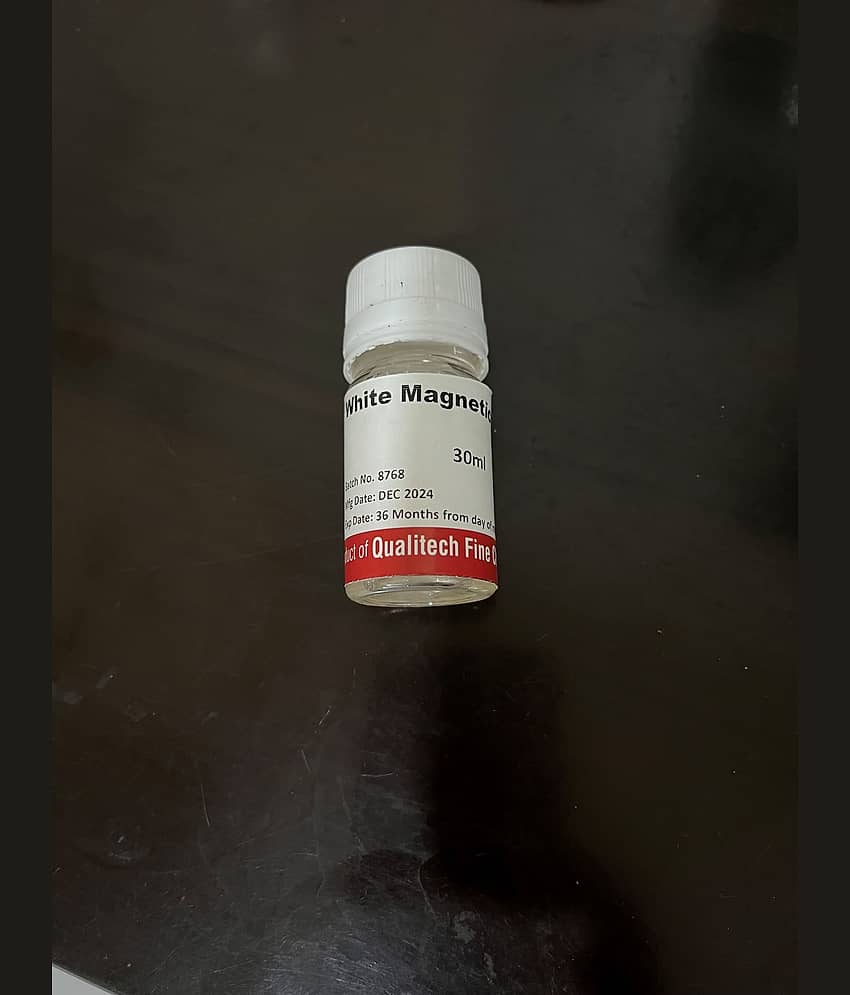 White Magnetic Oil, For Anti Iron Experiment, 99% Pure, 30ml