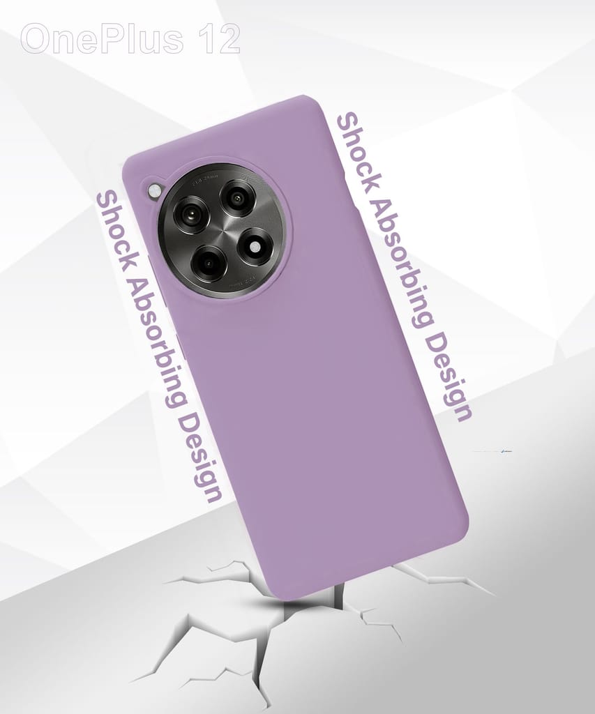 LIRAMARK Liquid Silicone Soft Back Cover Case for OnePlus 12 5G