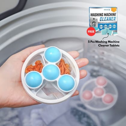 Washing Machine Hair and Lint Catcher (3 Pcs) +(Free 5Pcs Cleaner Tablets)-Pack of 3 @ ₹699
