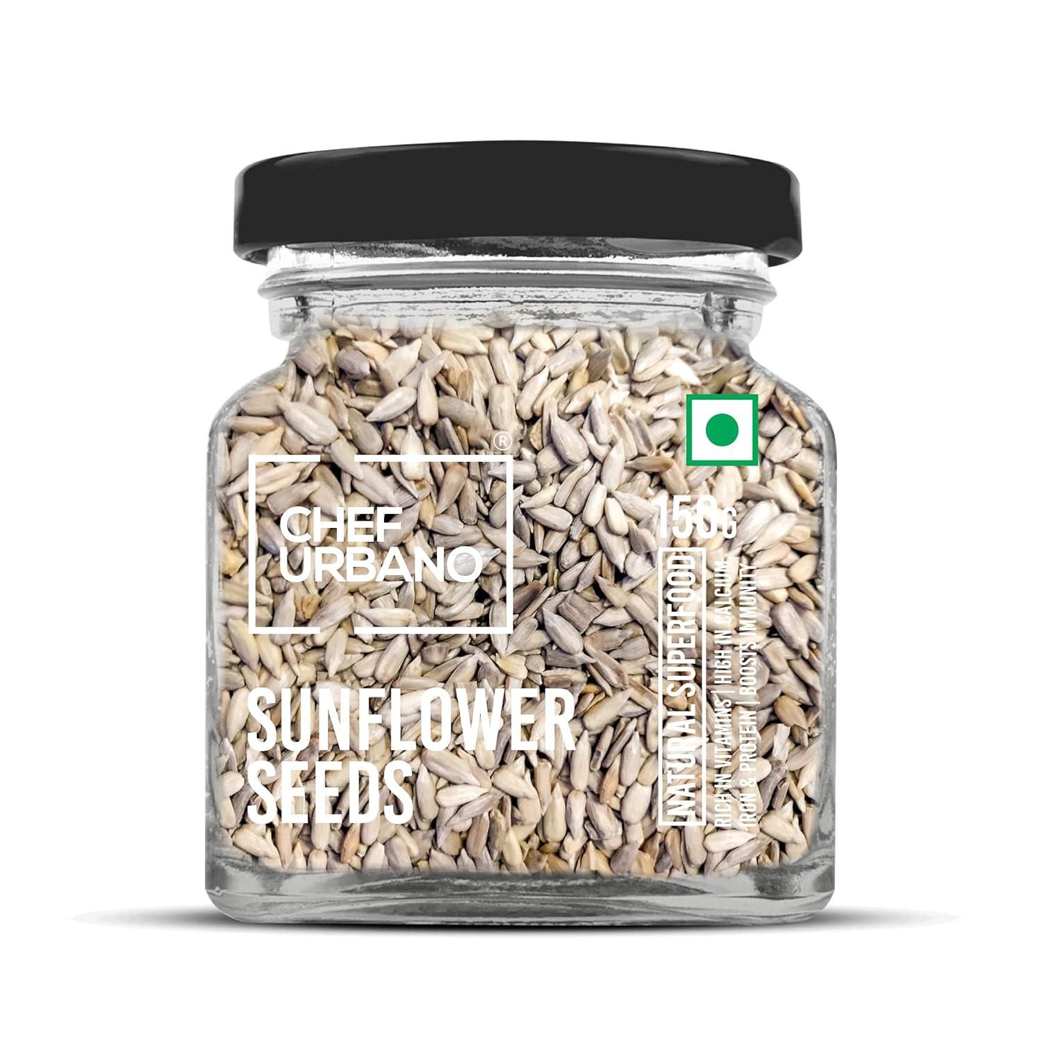 Chef Urbano Seeds Sunflower Bottle 150 Gms (MRP: Rs. 199/-)