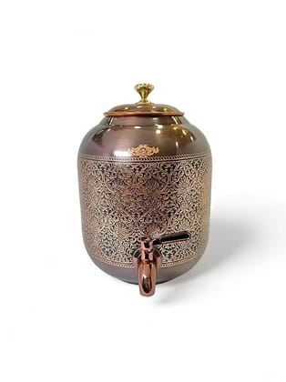 Crockery Wala & Company Copper Dispenser Antique Itching-4 LTR