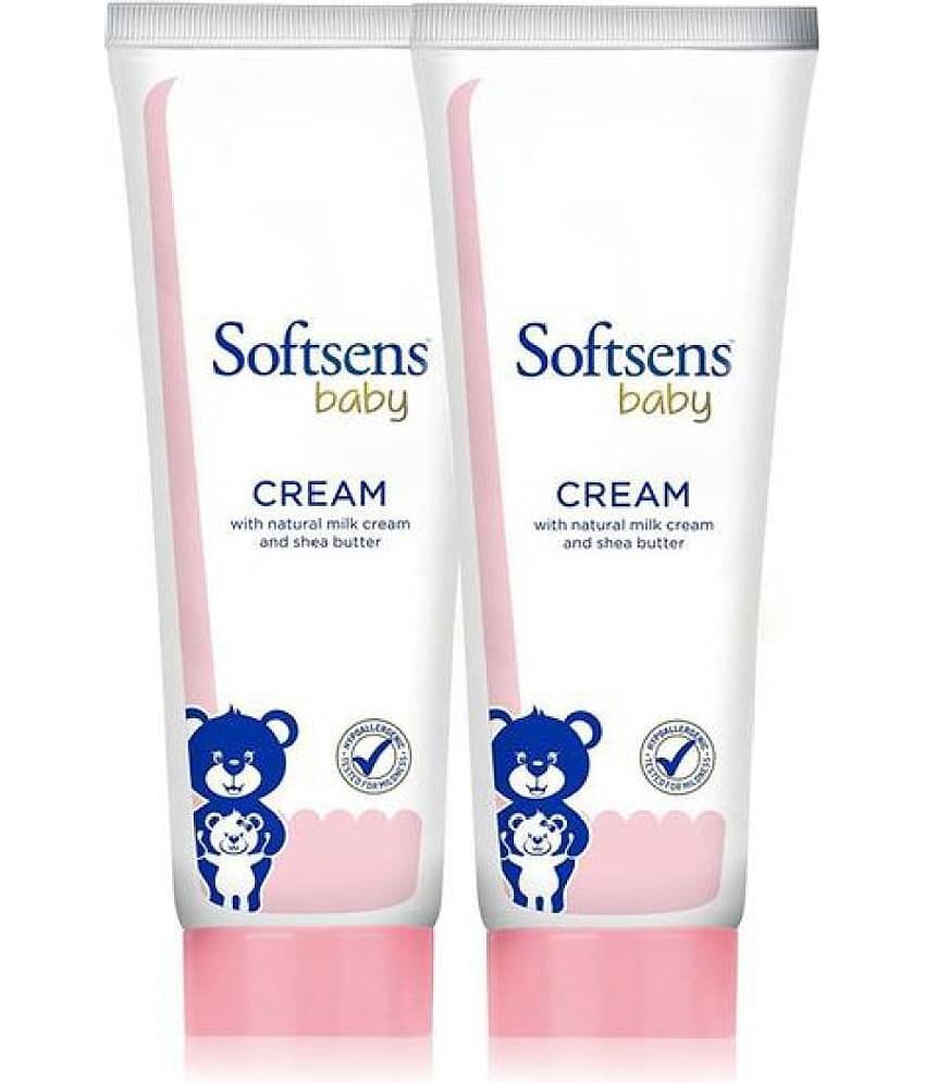 Softsens Baby Moisturizing Cream with Natural Milk Cream & Shea Butter, 100g, Pack of 2