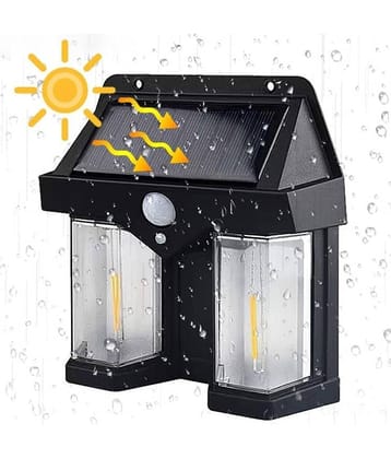 ZESTRUM 5W Solar Outdoor Wall Light ( Pack of 1 )
