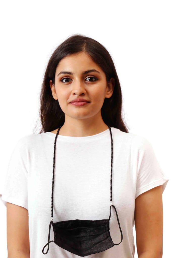 Semi Precious Beaded Mask Chain (Unisex)