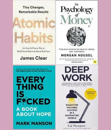 Atomic Habits + The Psychology of Money + Every Thing + Deep Work