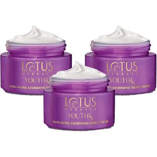 Lotus Herbals Youthrx Anti Ageing Nourishing Night Cream 50G  (Pack Of 3)