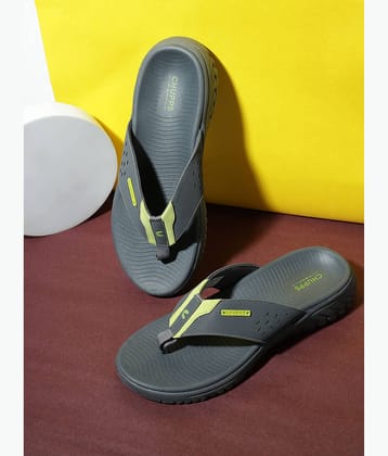CHUPPS Dark Grey Men's Slide Flip Flop