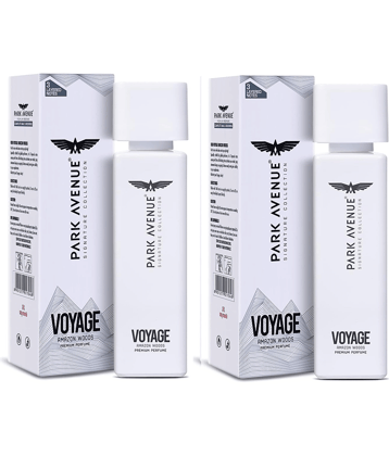 Park Avenue Voyage Liquid Perfume,120Ml EACH Perfume Body Spray for Men,Unisex,Women 240 ml ( Pack of 2 )