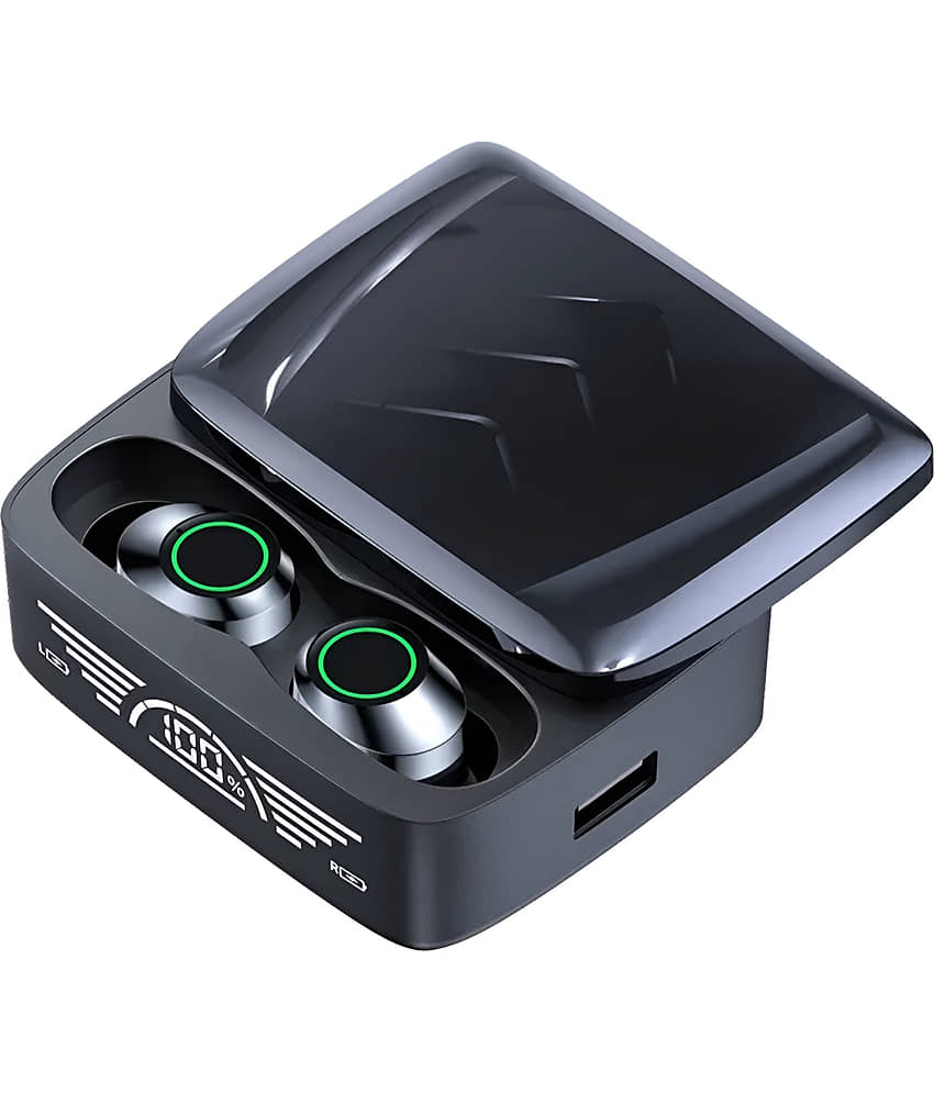 VERONIC BQ30 POWER BANK Bluetooth True Wireless (TWS) In Ear 30 Hours Playback Low Latency,Powerfull bass IPX4(Splash & Sweat Proof) Black