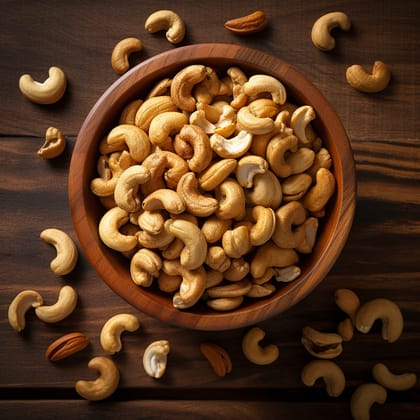 Hand Pounded cashews-500 gms