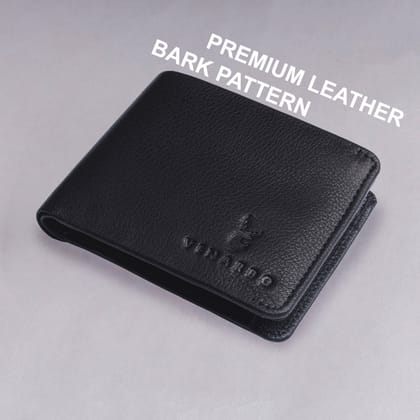 Michael MEN'S BLACK LEATHER WALLET
