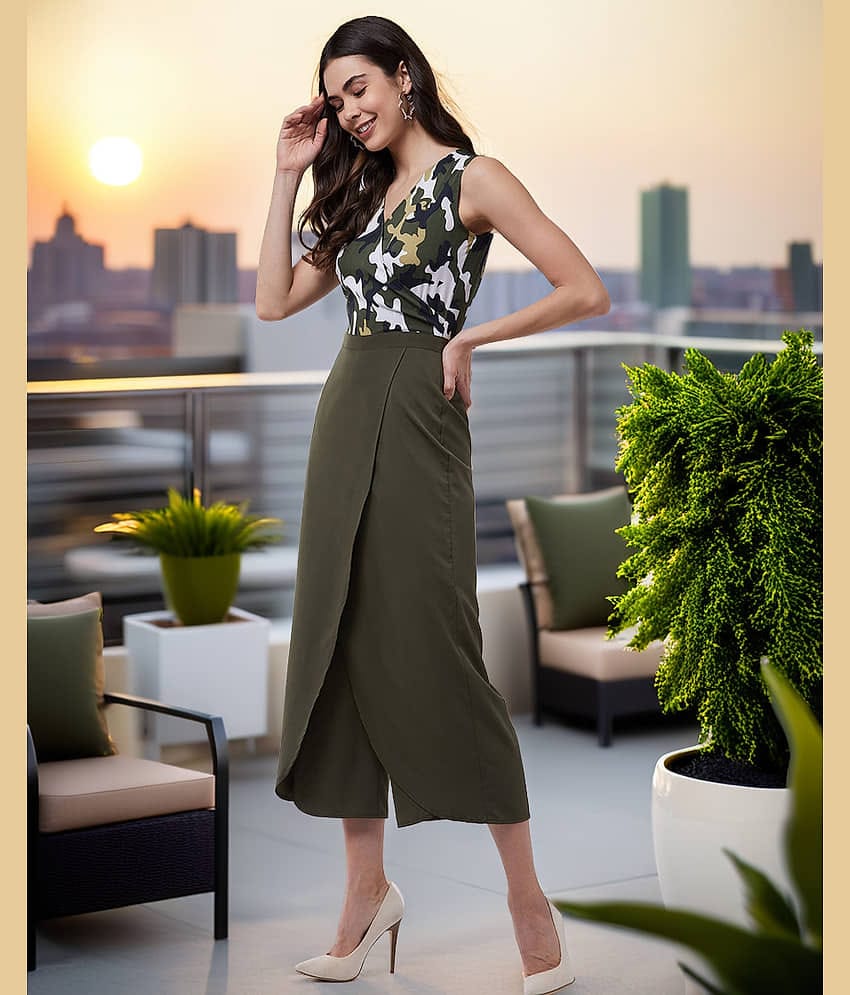 Zima Leto - Green Polyester Regular Fit Women's Jumpsuit ( Pack of 1 )