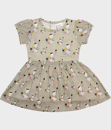 Me N My CLOSET Pack of 1 Baby Girls Cotton Frock ( Multicolor )