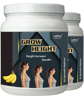 Hmv Herbals Grow Height Herbal Height Increase Powder 200 Gm Pack of 2