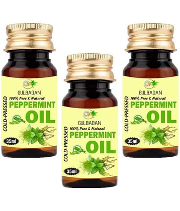 GULBADAN Peppermint Essential Oil 105 mL ( Pack of 3 )