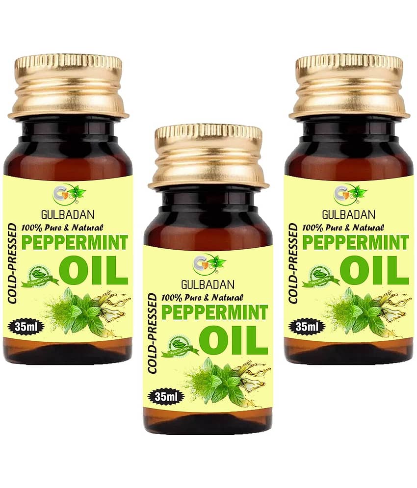 GULBADAN Peppermint Essential Oil 105 mL ( Pack of 3 )