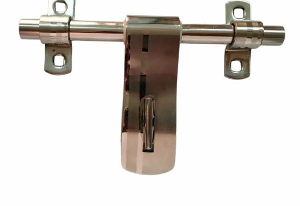 Handles with Kadi Set of 1 for Main Doors and Gates Silver Colour Stainless Steel Pack of 1 Set with Handle AMBZ08