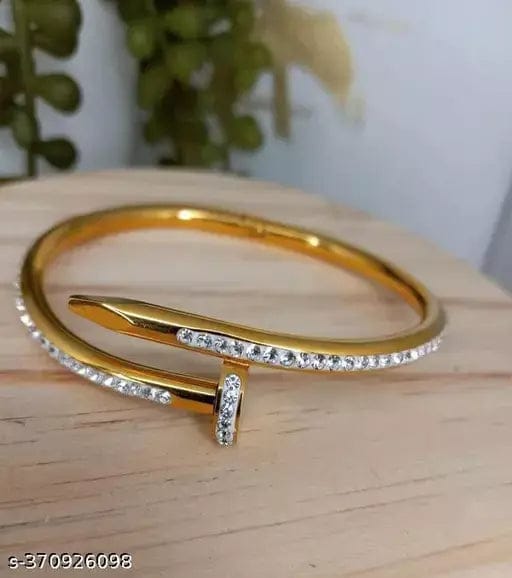 Sparkling Rhinestone Bangle Bracelet"