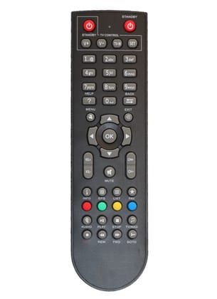 Set Top Box Remote, Compatible with In Cable Set Top Box Remote Control-Old Remote Functions Must Be Exactly Same (Color Multicolor)