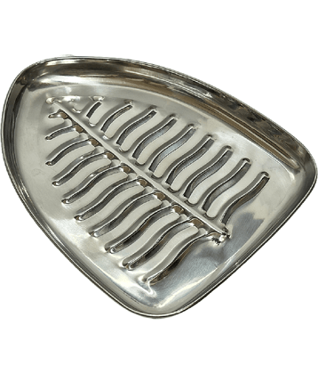 Dynore 1 Pcs Stainless Steel Silver Tray