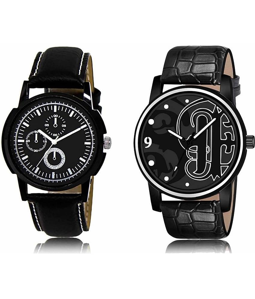 Lorem - Analog Watch Watches Combo For Men and Boys ( Pack of 2 )