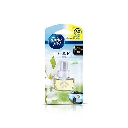 Ambi Pur Car Freshener Exotic Jasmine, Refill (60 Days)