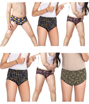 Dixcy Crazy Cotton Printed Multicolour Jetty/Panty/Underwear/ for Kids/Boys/Girls - Pack of 6
