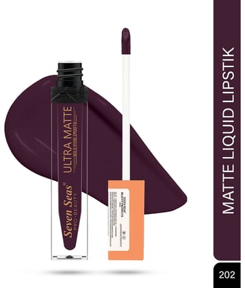 Seven Seas Ultra Matte BOLD,VIVID,SMOOTH The Luxurious Smooth Liquid Lipstick(Roof Terracotta)