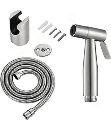 Bathfax Duck Health Faucet with 1m Hose Pipe and Hook Stainless Steel Health Faucet (Water Sprayer)