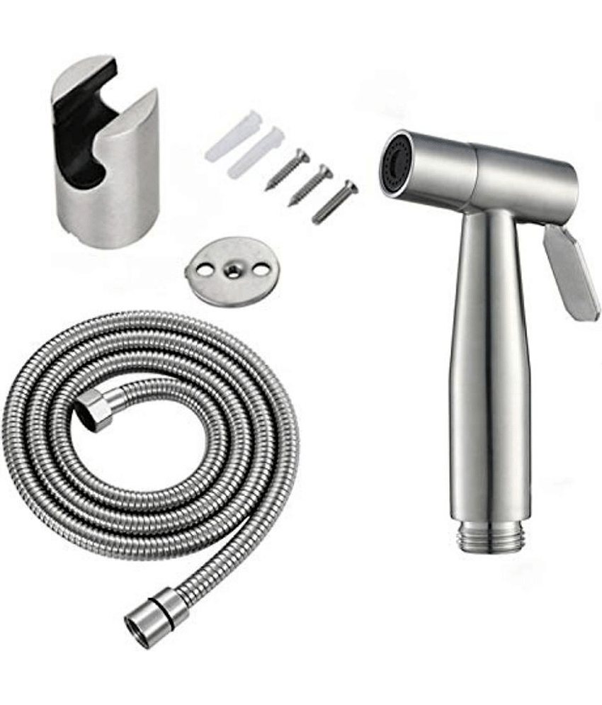 Bathfax Duck Health Faucet with 1m Hose Pipe and Hook Stainless Steel Health Faucet (Water Sprayer)
