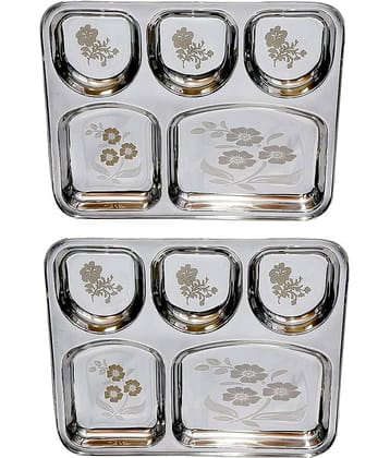 SAGER 2 Pcs Stainless Steel Partition Plate