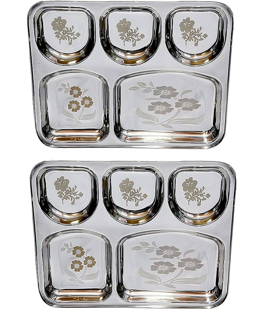 SAGER 2 Pcs Stainless Steel Partition Plate