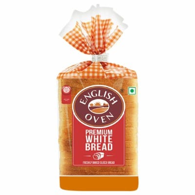 English Oven Freshly Baked Sliced Premium White Bread 350 g