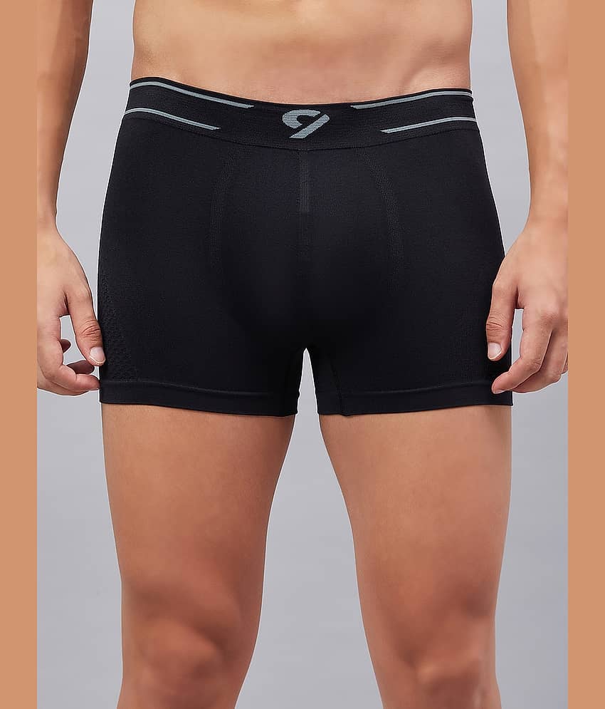 C9 Airwear Pack of 1 Nylon Trunks For Men's ( Black )