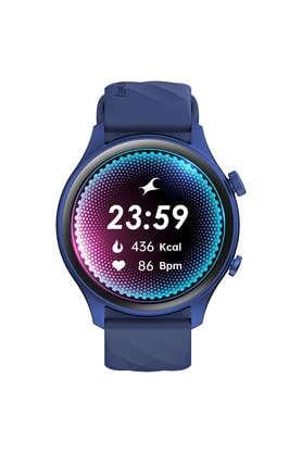 Fastrack Vivid Pro Smart Watch with 1.43" AMOLED Display, Single Sync BT Calling, 100+ Sports Modes, AI Voice Assistant- Blue