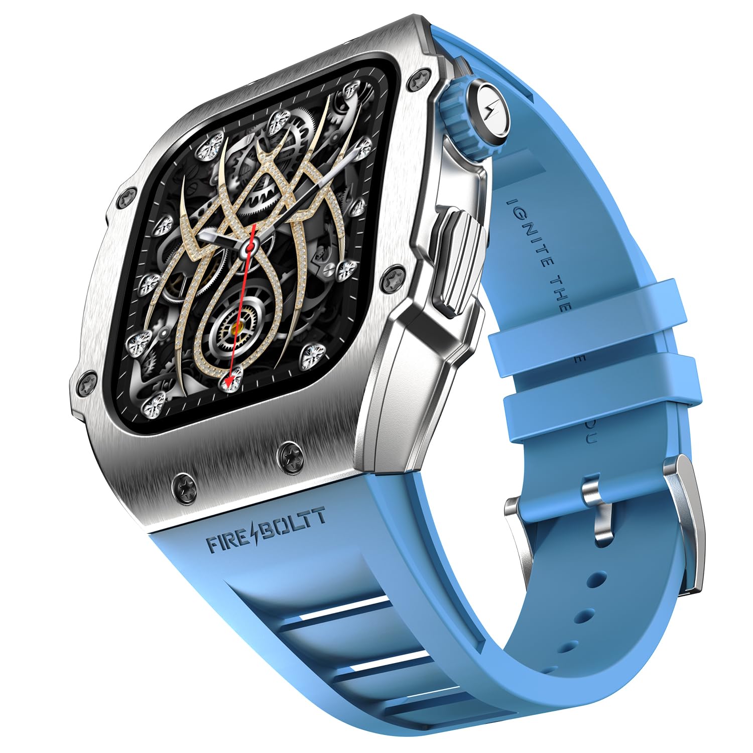 Fire-Boltt Ashphalt Smartwatch | 1.91" Display | BT Calling