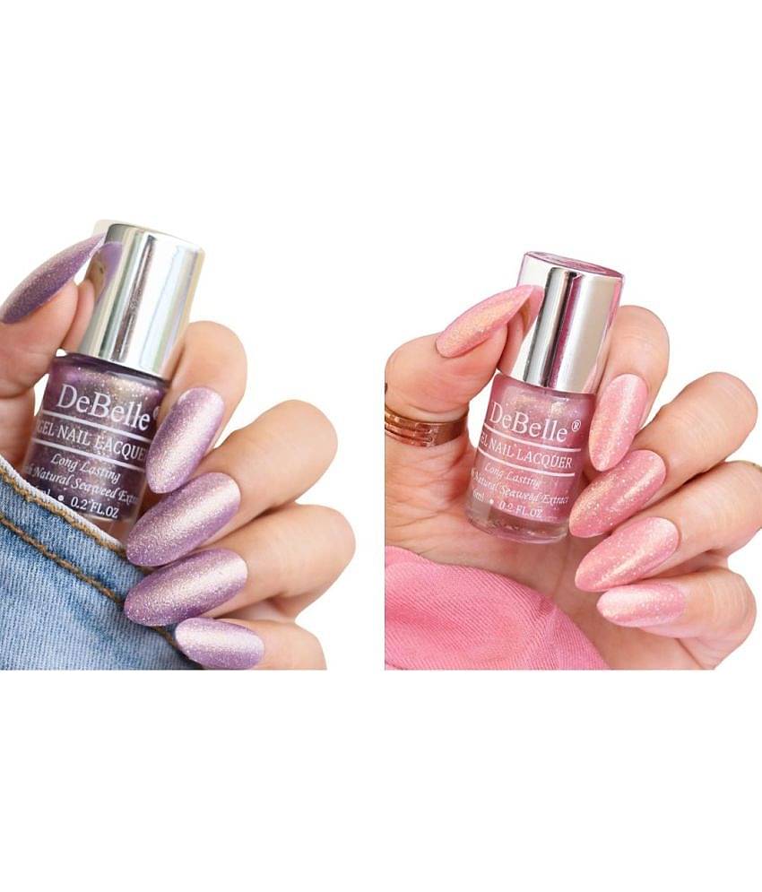 DeBelle Multi Glitter Nail Polish 12 ( Pack of 2 )