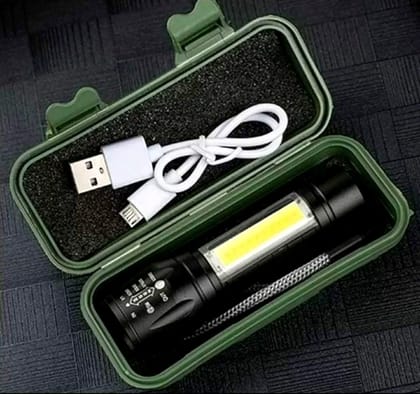 Pocket Size Mini Portable XPE + COB LED Tactical Flashlight - Illuminate Your Adventures (TYPE - TORCH) by Ruhi Import Store