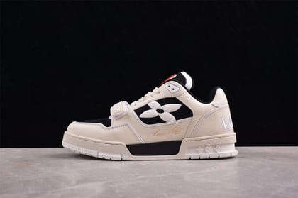 LouisVuitton Trainer - Cream/Black-Euro 41