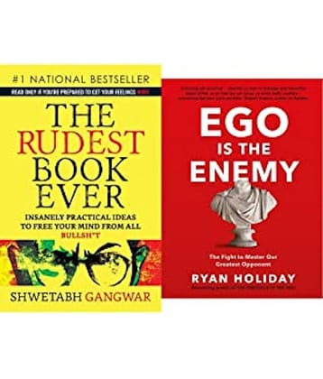 The Rudest Book Ever + Ego is the Enemy Books Combo