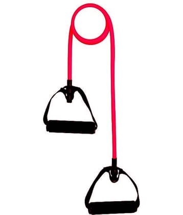 Tigon Toning Tube Hard (Red) Resistance Tube,   Your Perfect Workout Bands For Resistance Training, Physical Therapy, Home Workouts