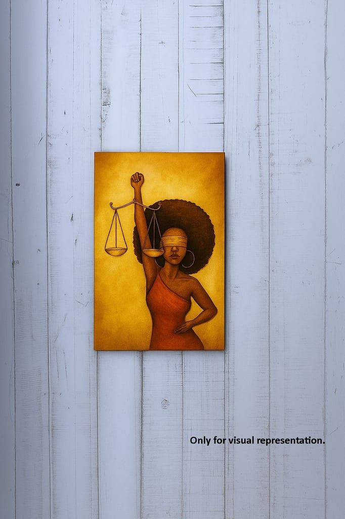 Dbeautify's DIY Traditional Painting – Lady Justice