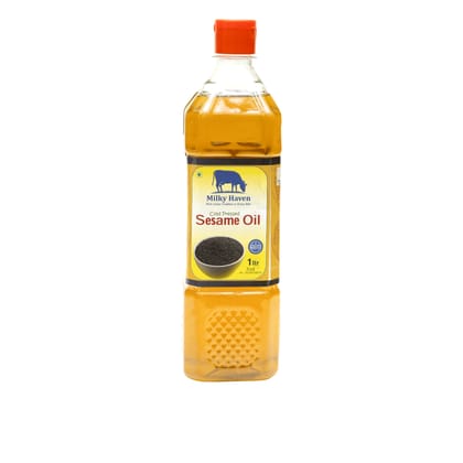 Milky Haven Cold Pressed Sesame/Gingelly Oil 1L Milky Haven Cold Pressed Sesame/Gingelly Oil 1L