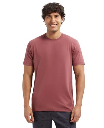 Jockey 2714 Men Super Combed Cotton Rich Round Neck Half Sleeve T-Shirt Jockey 2714 Men Super Combed Cotton Rich Round Neck Half Sleeve T-Shirt - Wild Ginger / 2XL