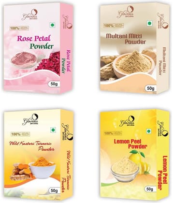 glowious - Skin Toning Face Pack for Normal Skin ( Pack of 4 )